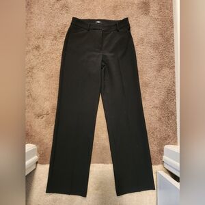 Express Women's Editor Slim Midrise Black Pants, Size 6 Long